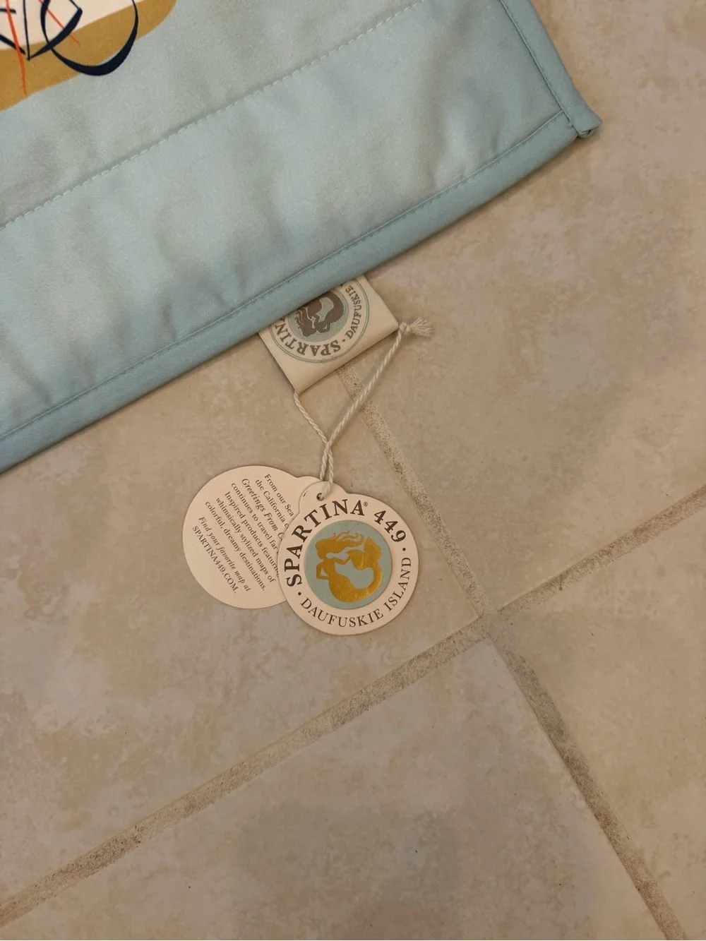 Spartina Northeastern Harbors Quilted Throw